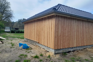 Gartenhaus: Außenansicht Rückseite